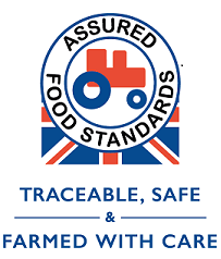 Red tractor, farmed with care, traceable and safe - support British Farmers