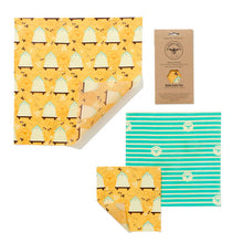 Load image into Gallery viewer, Bees wax wraps - Medium kitchen pack
