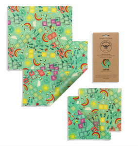 Bees wax wraps - Lunch pack - ideal for kids